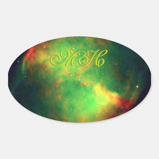 初期下垂体星雲 楕円形シール (正面)