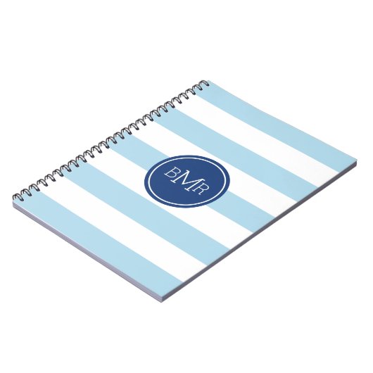 初期化されたストライプカスタムノートブック ノートブック (左側)