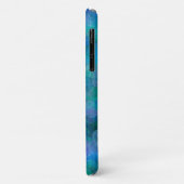 初期化されたブルー《写真》ぼけ味抽象芸術デジタルアート Case-Mate iPhoneケース (裏面/左)