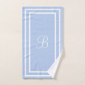 初期化されたベビーブルータオオルセット バスタオルセット (ハンドタオル)