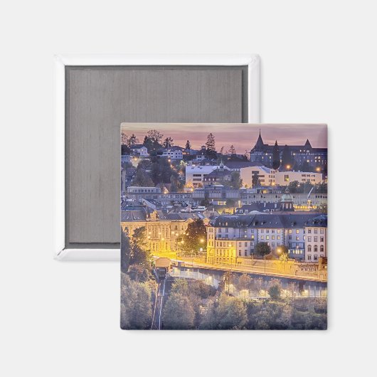 初期夕べでフリブールを見下ろす マグネット (正面/裏面)