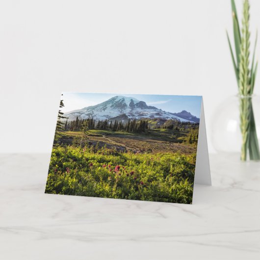 初期夕べオンマウントレイニエ カード (正面)