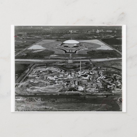 *初期日...アストロドーム&アストロワールド ポストカード (正面)