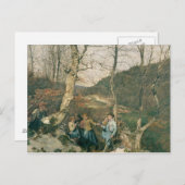 初期春のウィーン・ウッズ ポストカード (正面/裏面)