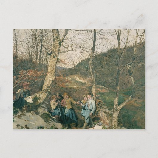 初期春のウィーン・ウッズ ポストカード (正面)