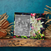 初期春の花が自分の写真を作成 フォトプラーク (側面)