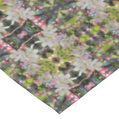 初期春クラボル花の抽象芸術パターン テーブルクロス (アングル)