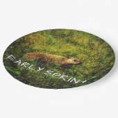 初期春プレート ペーパープレート (アングル)