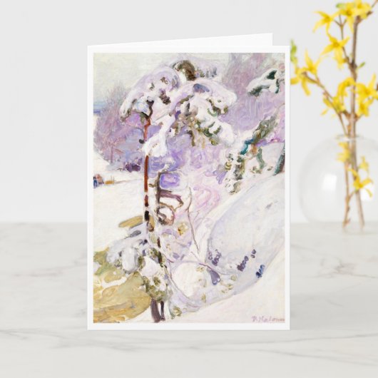 初期春ペッカハロネン カード (黄色い花)