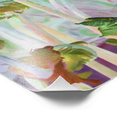 「初期春」デジタルで改変されたシダ類 フォトプリント (角)