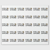 初期春 ラッピングペーパー (フラット)