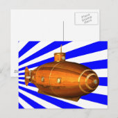 初期潜水艦 ポストカード (正面/裏面)