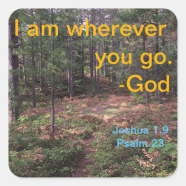 初期秋の北林道 スクエアシール