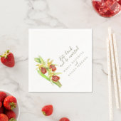 初期結婚のクモの蘭の紙ナプキン スタンダードカクテルナプキン (インサイチュ)