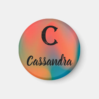 初期設定 & 名前 マグネット