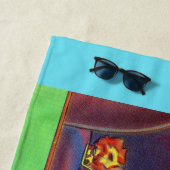 初期1940s美しいピンアップ女の子のプリント ビーチタオル (インサイチュ)