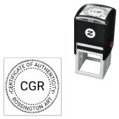 初期、名前「真正性証明書」 セルフインキングスタンプ (インサイチュ)