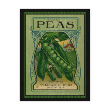 初期Peasヴィンテージシードパケット