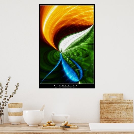 初歩的な ポスター (キッチン)