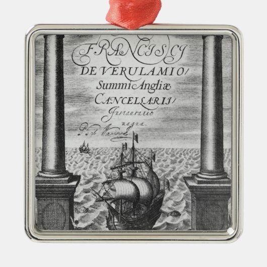 初版のとびら メタルオーナメント (正面)