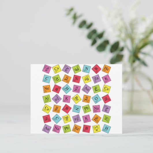 初等周期 ポストカード (スタンド正面)