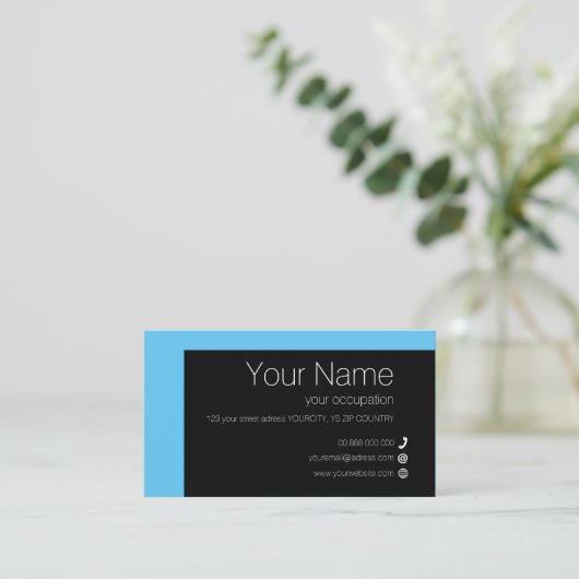 初等徴収標準名刺 名刺 (スタンド正面)