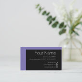 初等徴収標準名刺 名刺 (スタンド正面)