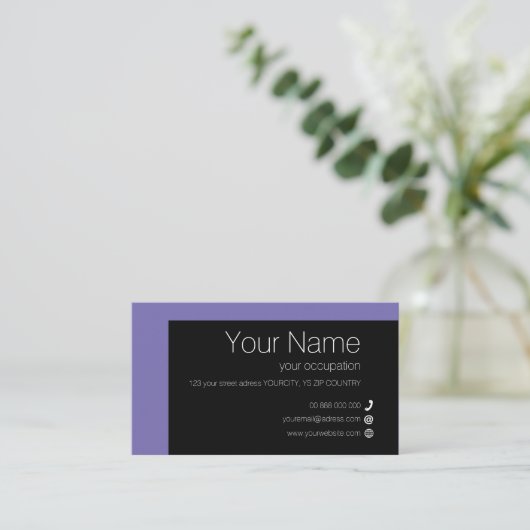 初等徴収標準名刺 名刺 (スタンド正面)