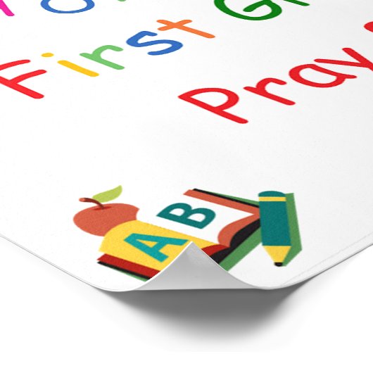 初等標識 ポスター (角)