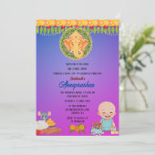 初米の儀「アンナプラシャン」インドの招待状 招待状 (スタンド正面)