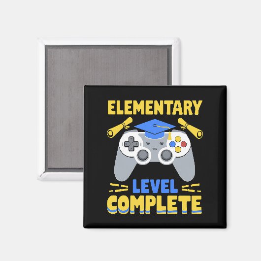 初級レベルの完全ゲーマー卒業 マグネット (正面/裏面)
