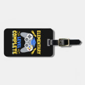 初級レベルの完全ゲーマー卒業 ラゲッジタグ (正面横)