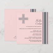 **初聖体拝領のご案内** 招待状 (正面/裏面)