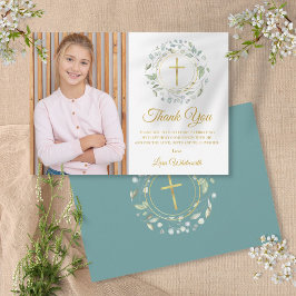 初聖体拝領フォト サンキューカード