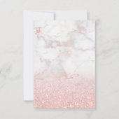 初聖体桃色フェイクグリッター 招待状 (裏面)