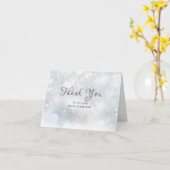 初雪ありがとう カード (黄色い花)