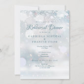 初雪のリハ結婚ーサルディナー 招待状 (正面)