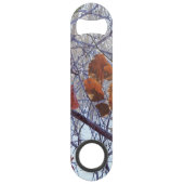 初雪の冬のカモフラージュデコール スピード栓抜き (裏面)