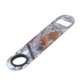 初雪の冬のカモフラージュデコール スピード栓抜き (裏面アングル)