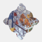 初雪の冬のカモフラージュデコール フェイバーボックス (折り畳みなし)