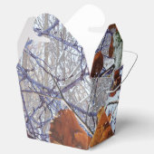 初雪の冬のカモフラージュデコール フェイバーボックス (オープン)