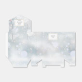 初雪の冬の赤ちゃんシャワー フェイバーボックス (折り畳みなし)