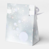 初雪の冬の赤ちゃんシャワー フェイバーボックス (裏面サイド)