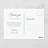 初雪結婚雪 ポストカード (裏面)