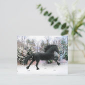 「初雪走」 ポストカード (スタンド正面)