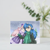 初雪 ポストカード (スタンド正面)