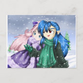 初雪 ポストカード (正面)