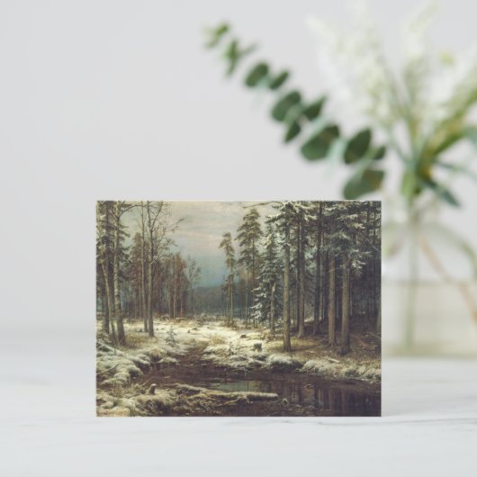 初雪 ポストカード (スタンド正面)