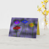 「初雪」 5 x 7グリーティングカー空白のド カード (黄色い花)