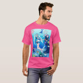 初音ミク水型トレーナー Tシャツ (正面フル)